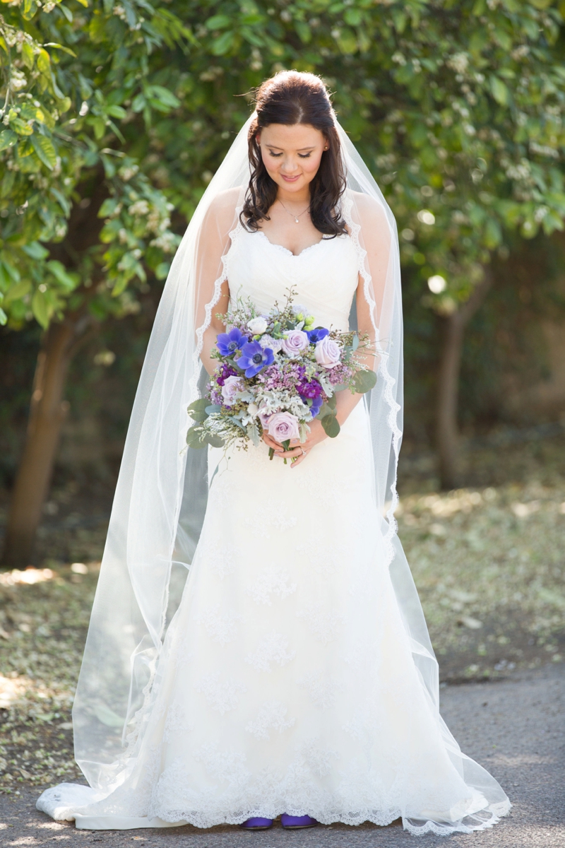 An Aqua and Lavender Wedding via TheELD.com