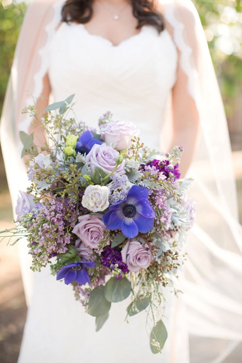 An Aqua and Lavender Wedding via TheELD.com