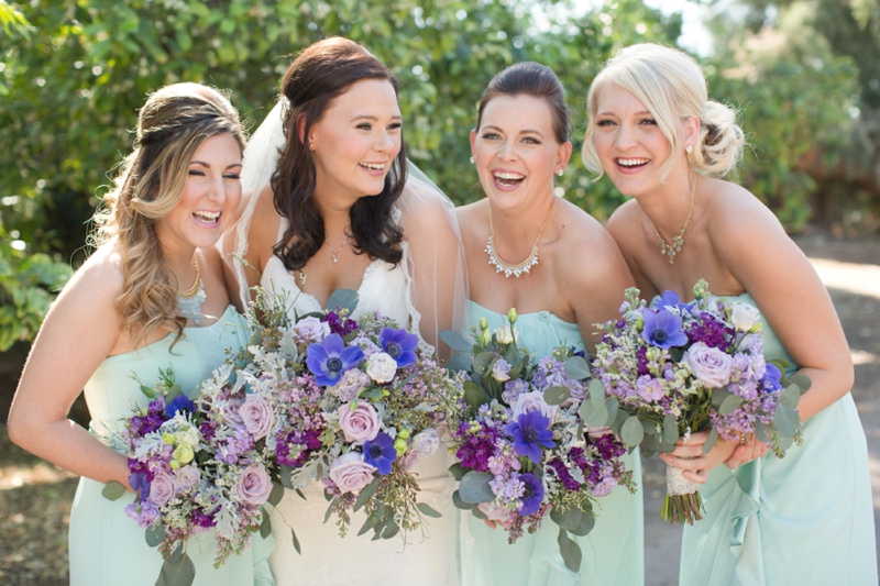 An Aqua and Lavender Wedding via TheELD.com