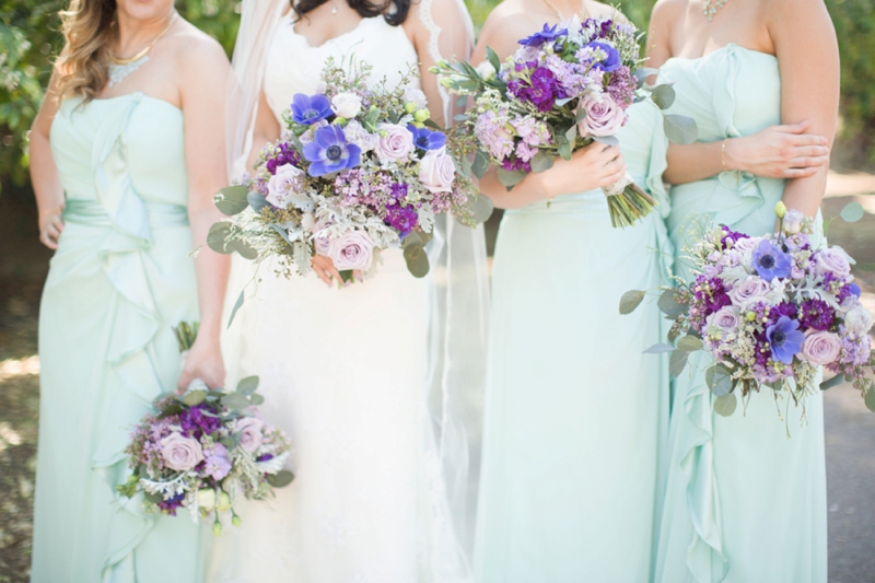 An Aqua and Lavender Wedding via TheELD.com