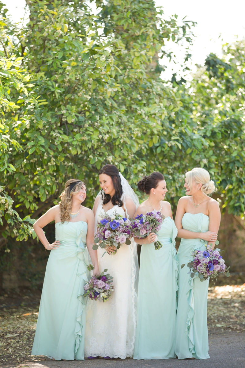 An Aqua and Lavender Wedding via TheELD.com