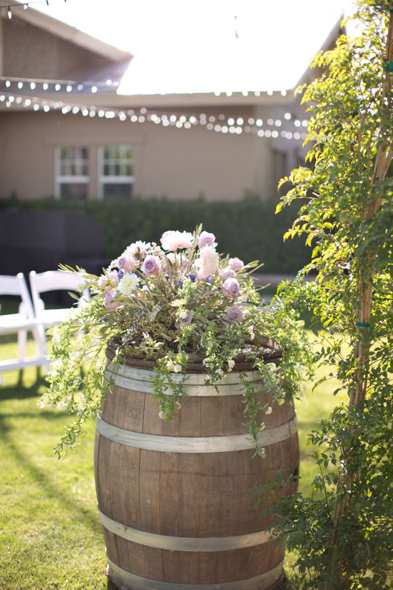 An Aqua and Lavender Wedding via TheELD.com