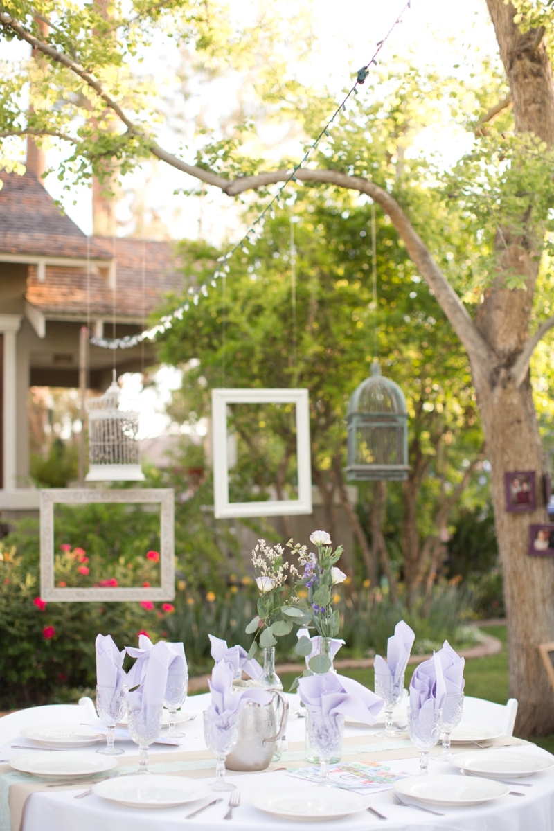 An Aqua and Lavender Wedding via TheELD.com