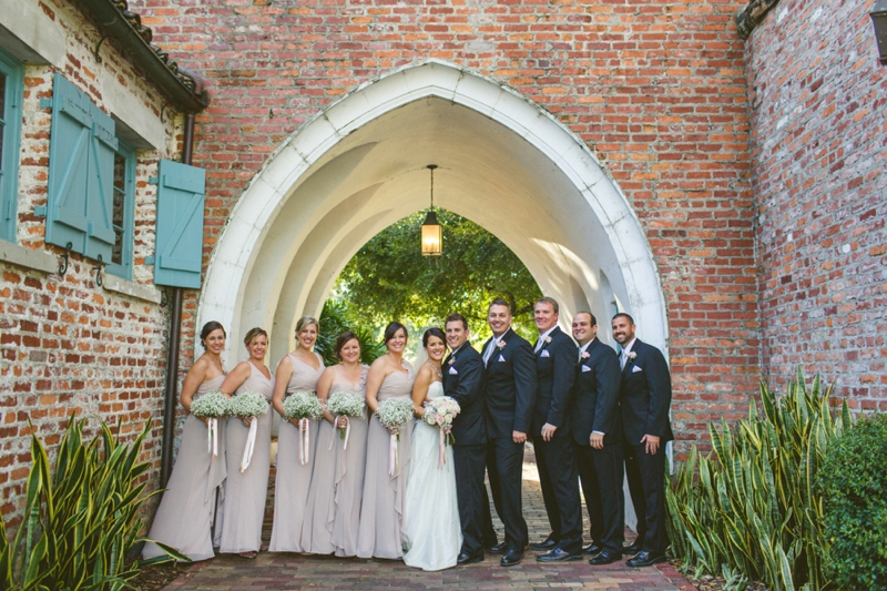 An Elegant Pink Halloween Wedding via TheELD.com