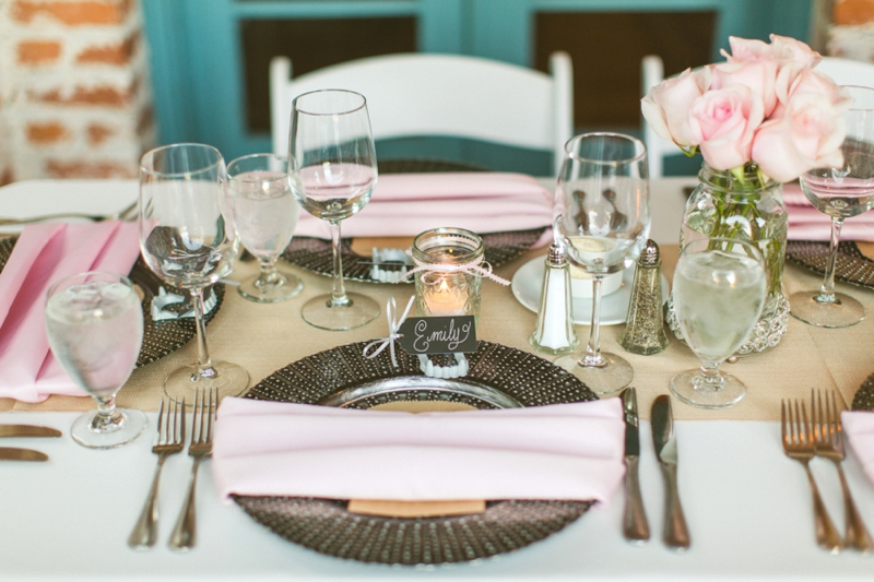 An Elegant Pink Halloween Wedding via TheELD.com