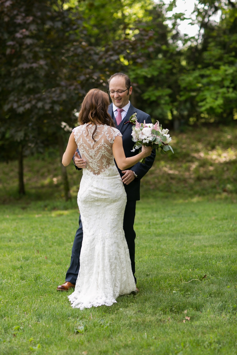 Eclectic Blush & Red New York Wedding via TheELD.com