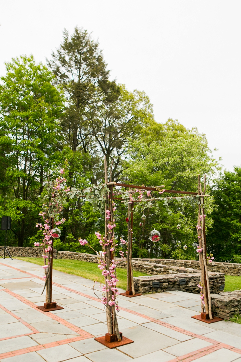 Eclectic Blush & Red New York Wedding via TheELD.com