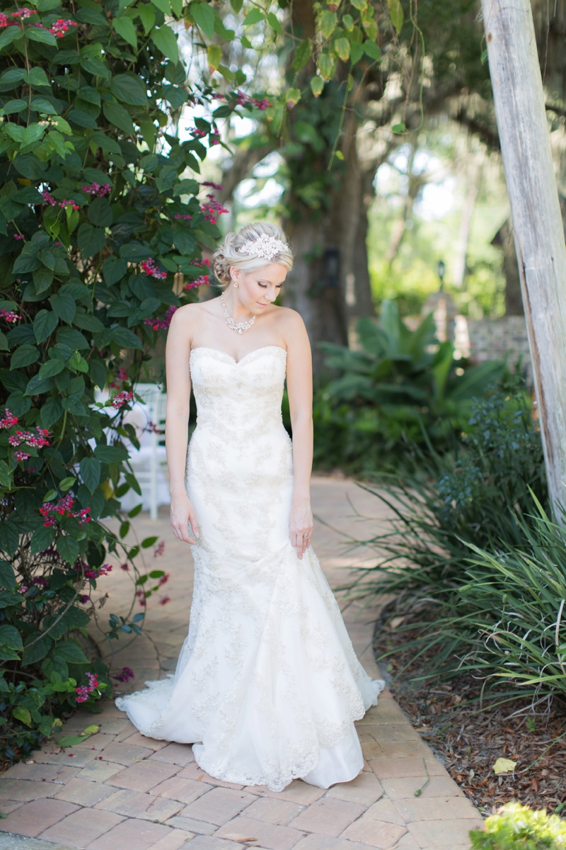 Elegant Pink Garden Wedding Inspiration via TheELD.com