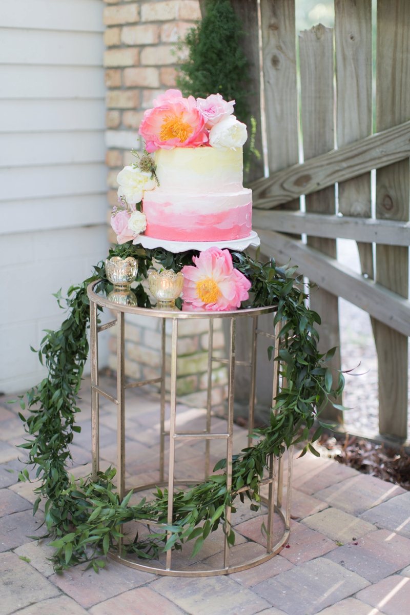 Elegant Pink Garden Wedding Inspiration via TheELD.com