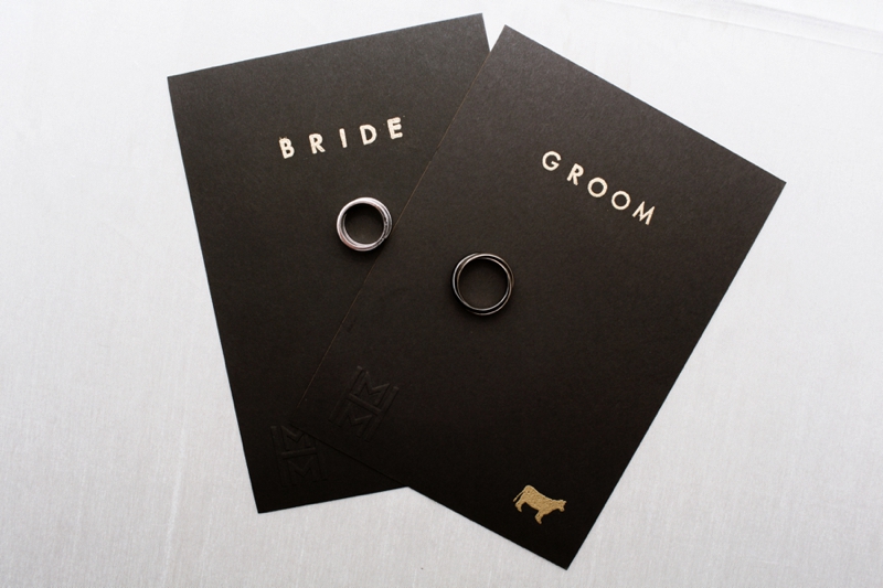 Stylish Black & White Palm Springs Wedding via TheELD.com