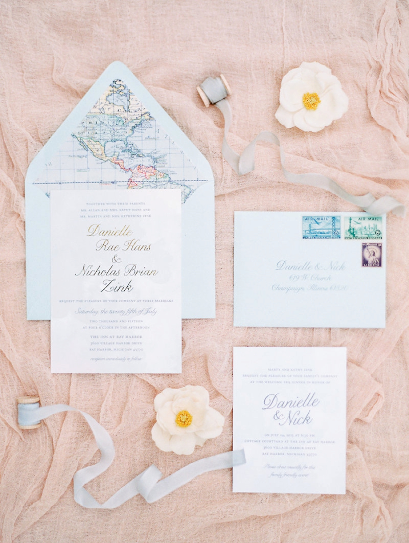 A Blush & Sage Michigan Wedding via TheELD.com