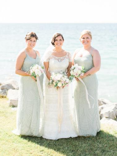 A Blush & Sage Michigan Wedding via TheELD.com