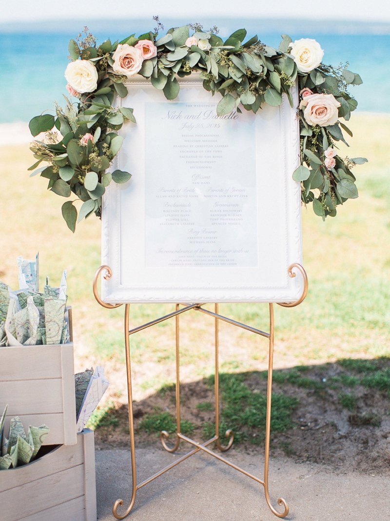 A Blush & Sage Michigan Wedding via TheELD.com