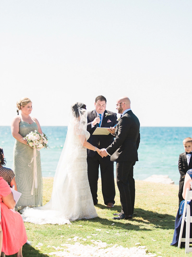 A Blush & Sage Michigan Wedding via TheELD.com