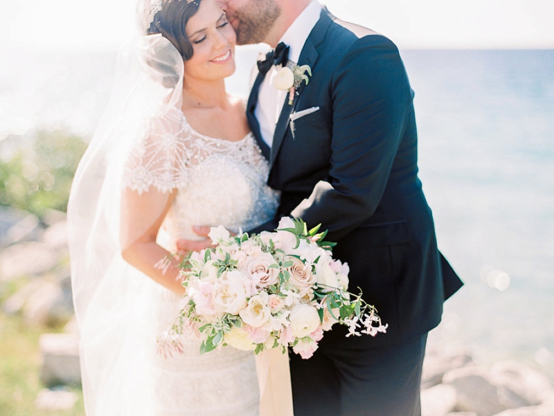 A Blush & Sage Michigan Wedding via TheELD.com