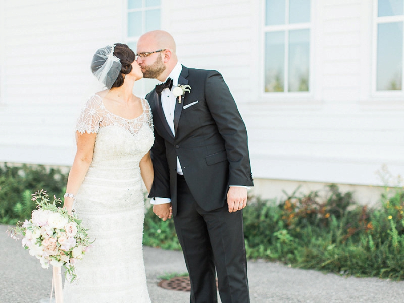 A Blush & Sage Michigan Wedding via TheELD.com