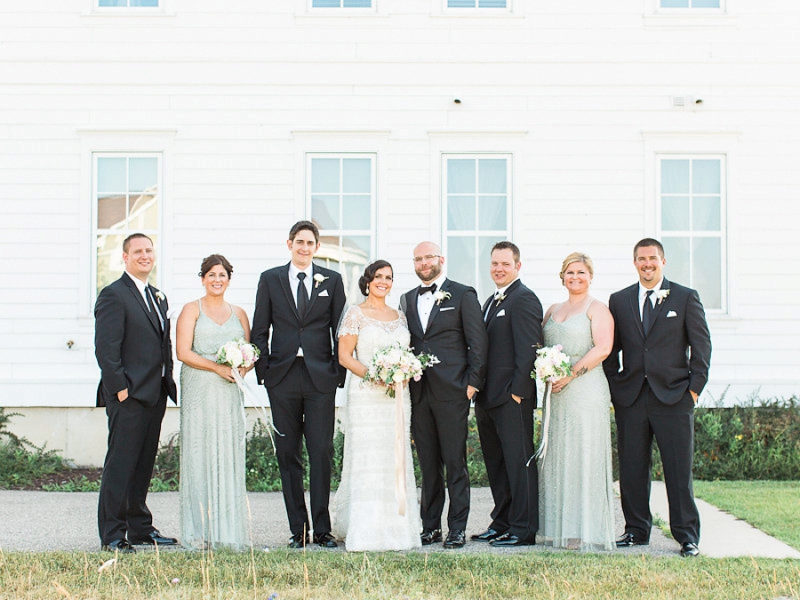 A Blush & Sage Michigan Wedding via TheELD.com