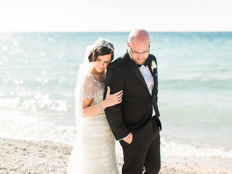 A Blush & Sage Michigan Wedding via TheELD.com