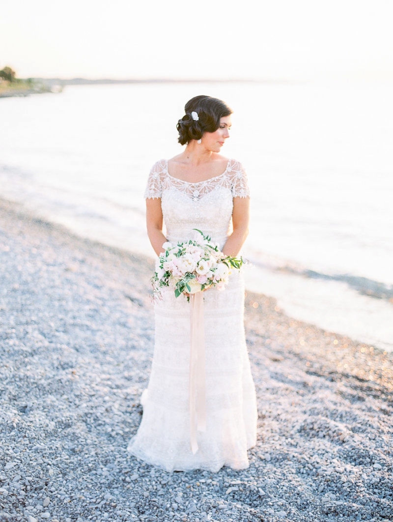 A Blush & Sage Michigan Wedding via TheELD.com