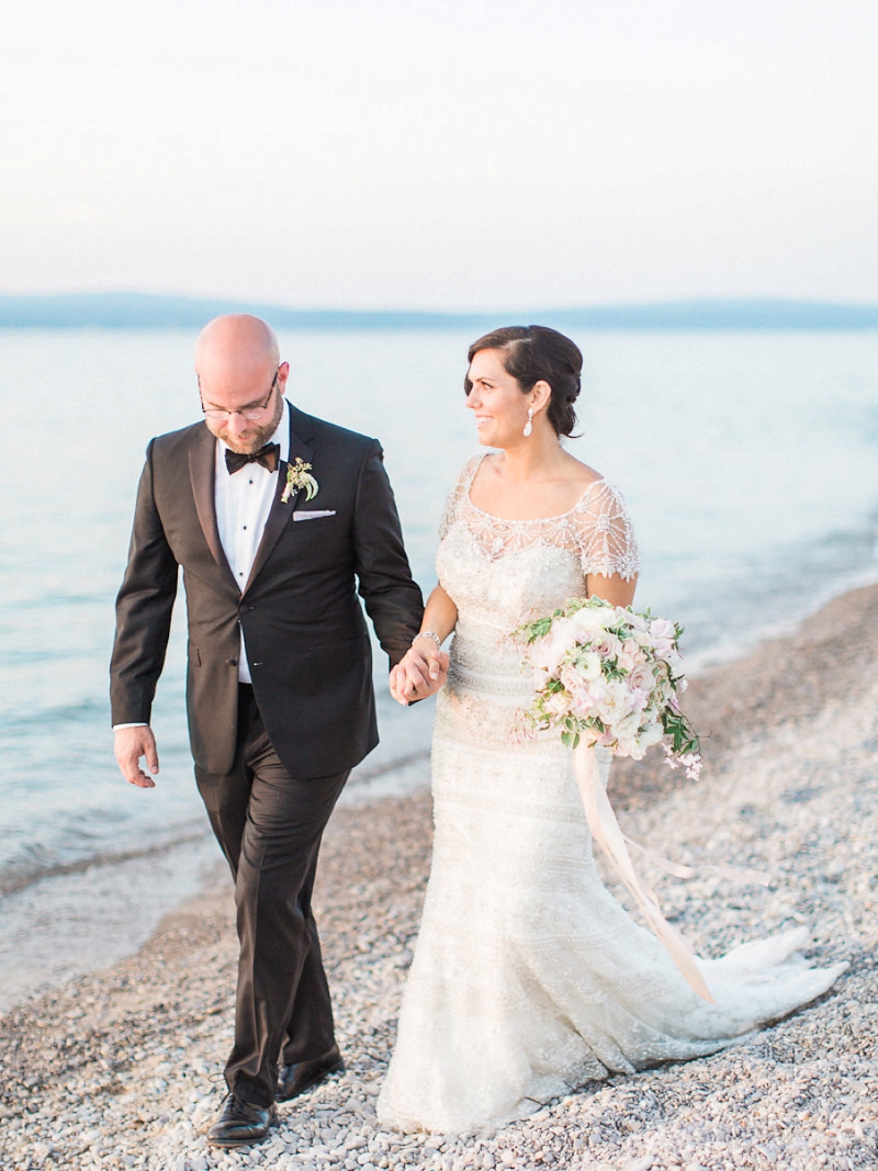 A Blush & Sage Michigan Wedding via TheELD.com