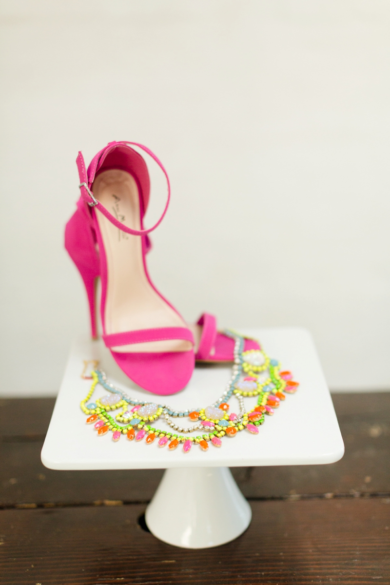 Chic Modern Neon Wedding Ideas via TheELD.com