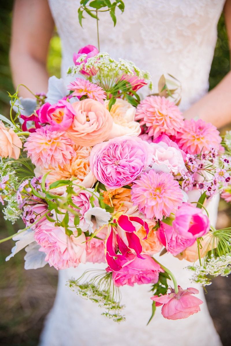 Colorful Pink & Orange Charleston Wedding | Every Last Detail