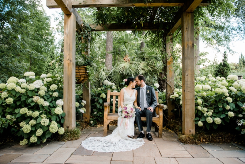 Elegant Blush Garden Wedding via TheELD.com