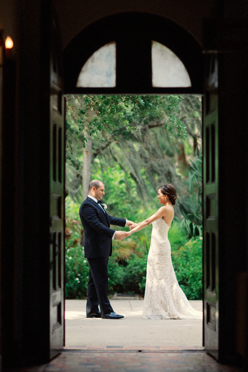 Elegant Blush and Gold Sarasota Wedding via TheELD.com