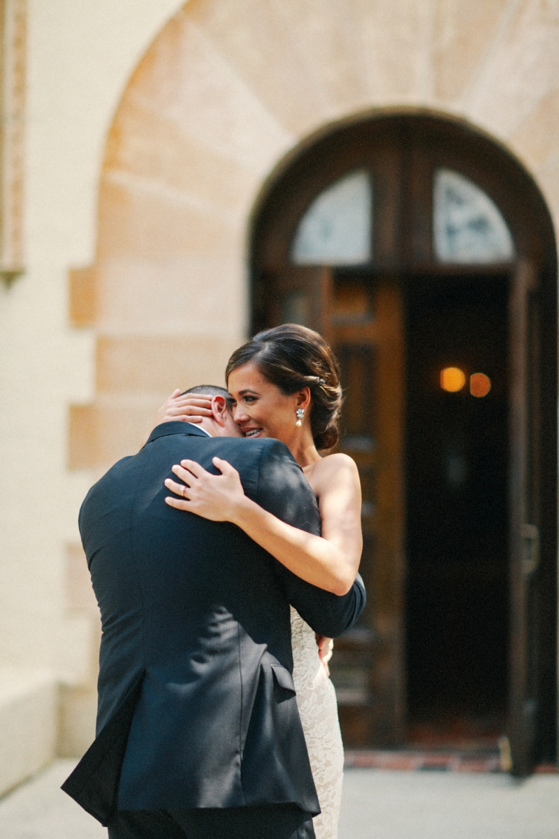 Elegant Blush and Gold Sarasota Wedding via TheELD.com