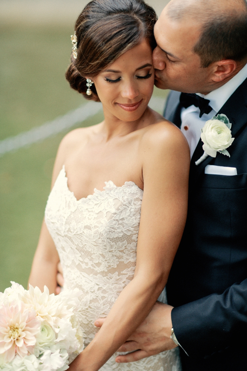 Elegant Blush and Gold Sarasota Wedding via TheELD.com