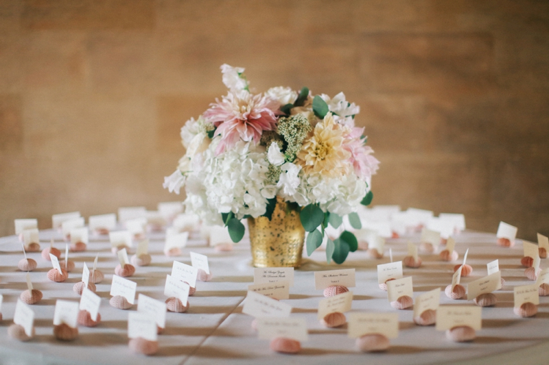 Elegant Blush and Gold Sarasota Wedding via TheELD.com