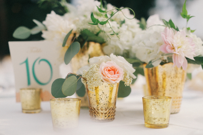 Elegant Blush and Gold Sarasota Wedding via TheELD.com