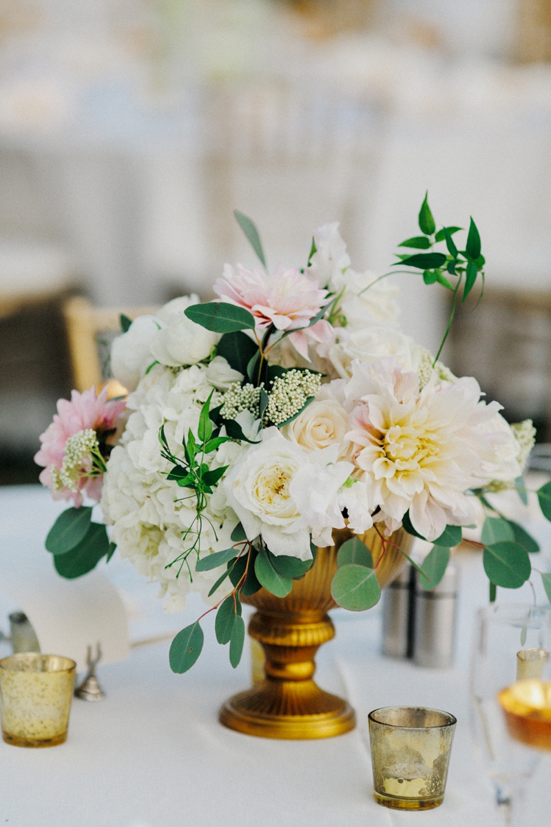 Elegant Blush and Gold Sarasota Wedding via TheELD.com