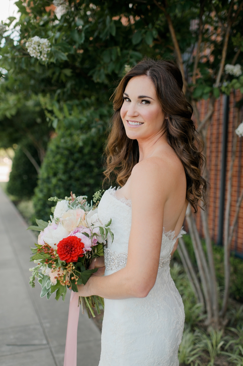 Elegant Pink & Red Vow Renewal via TheELD.com