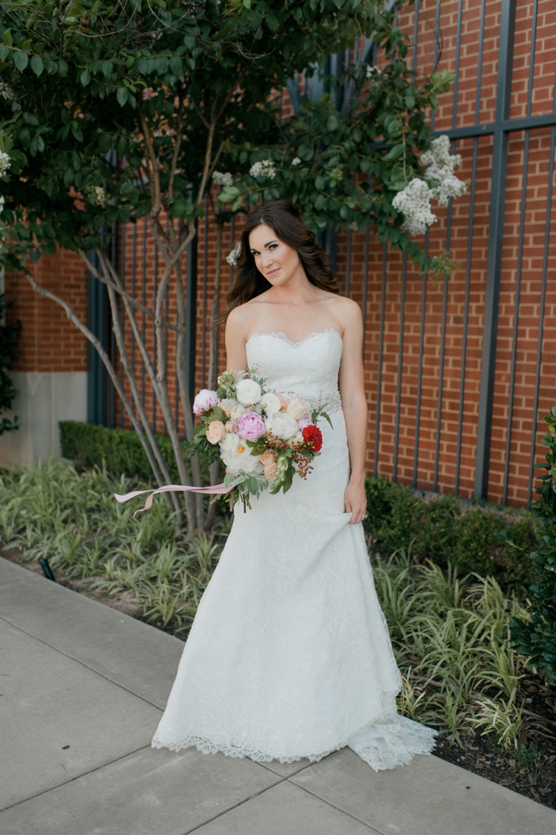 Elegant Pink & Red Vow Renewal via TheELD.com