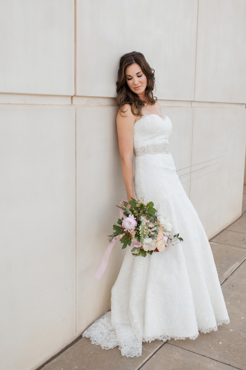 Elegant Pink & Red Vow Renewal via TheELD.com