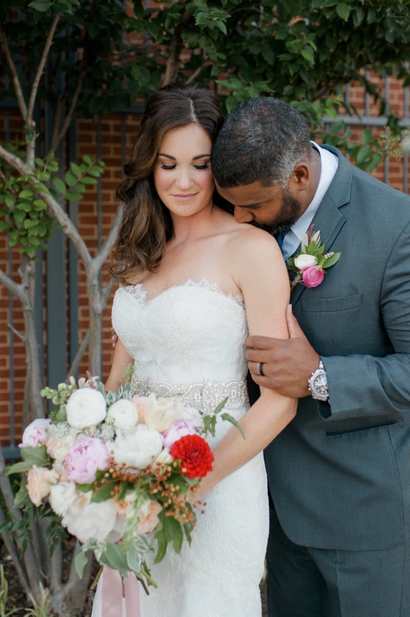 Elegant Pink & Red Vow Renewal via TheELD.com