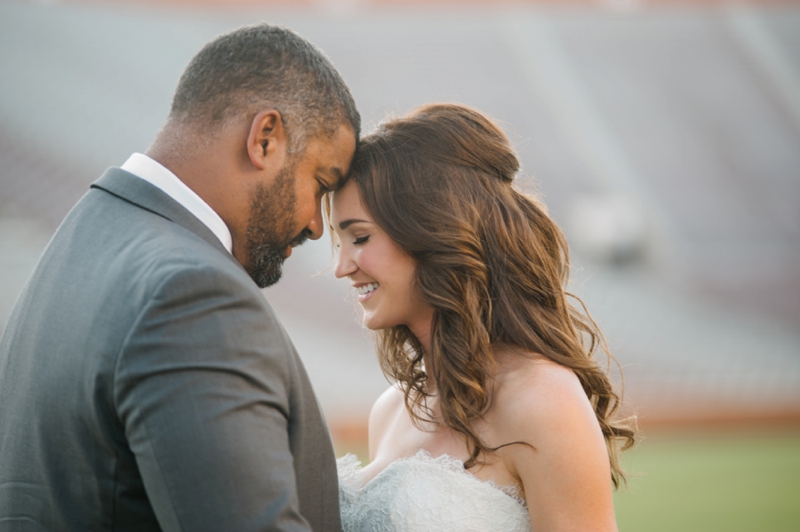 Elegant Pink & Red Vow Renewal via TheELD.com