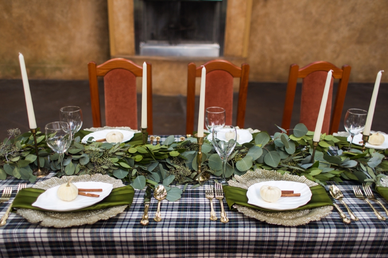 Green & White Fall Wedding Ideas via TheELD.com