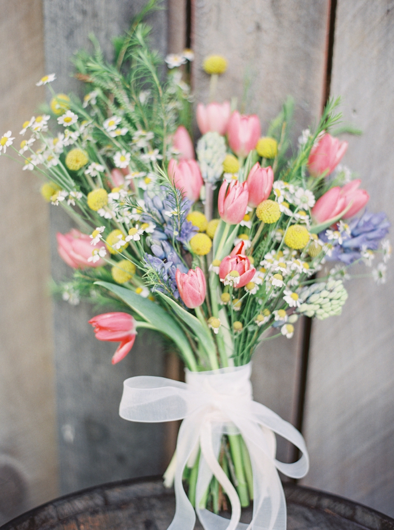 Spring Inspired Pink and Yellow Wedding Ideas via TheELD.com