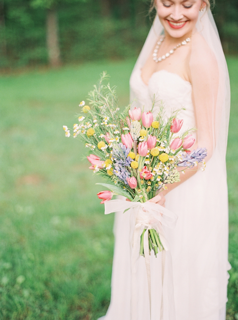 Spring Inspired Pink and Yellow Wedding Ideas via TheELD.com