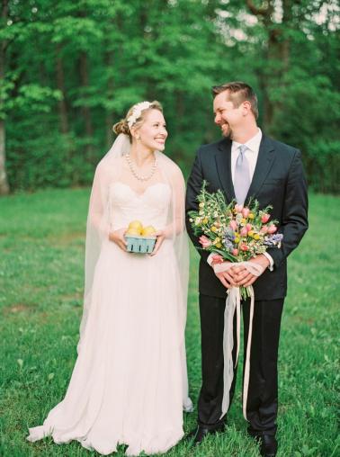 Spring Inspired Pink and Yellow Wedding Ideas via TheELD.com