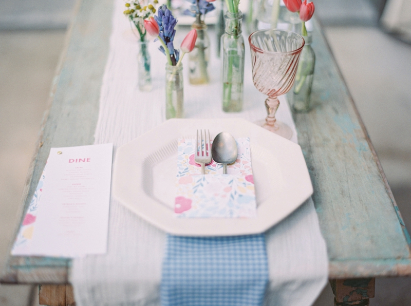 Spring Inspired Pink and Yellow Wedding Ideas via TheELD.com