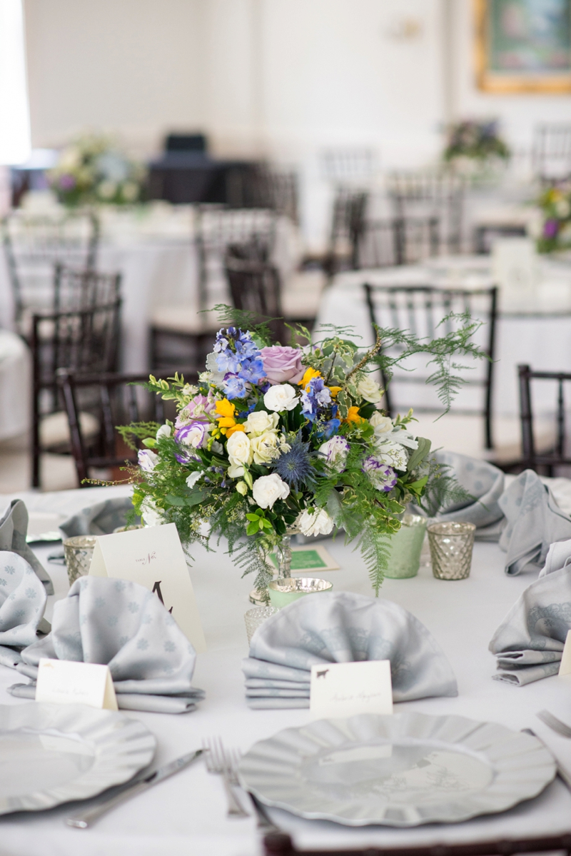 An Elegant Yellow and Lavender Wedding via TheELD.com