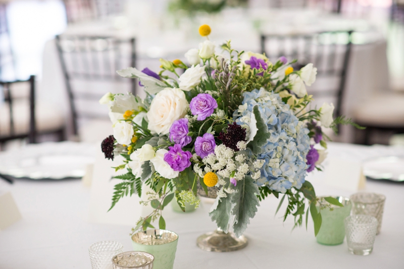 An Elegant Yellow and Lavender Wedding via TheELD.com