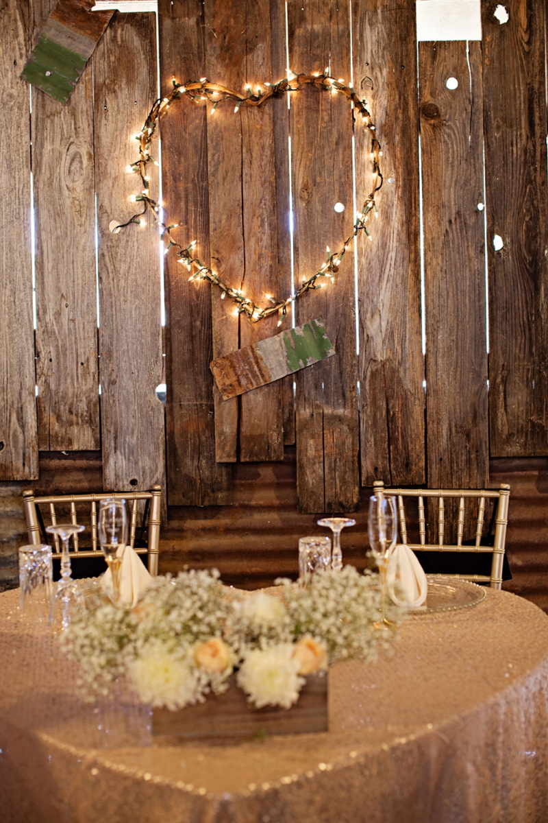 A Blush & Champagne California Barn Wedding via TheELD.com