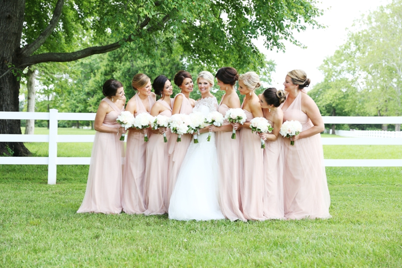 An Elegant Southern Blush Wedding via TheELD.com