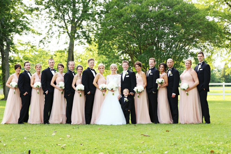 An Elegant Southern Blush Wedding via TheELD.com