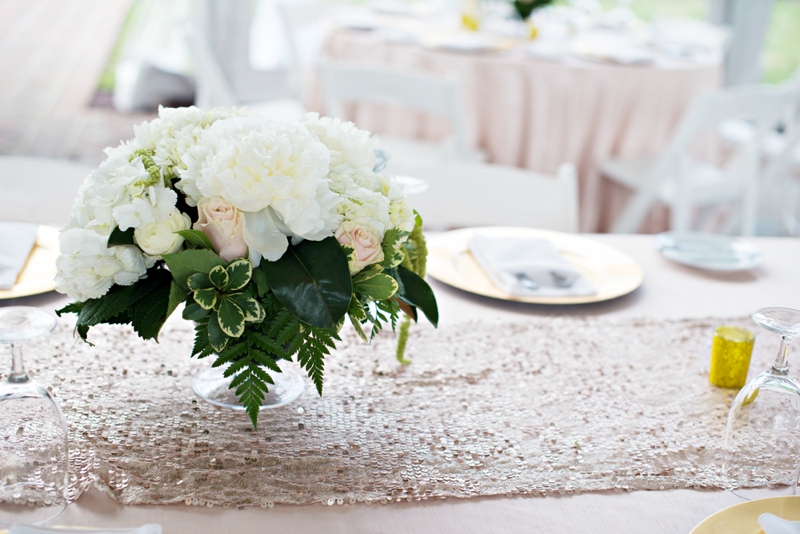 An Elegant Southern Blush Wedding via TheELD.com