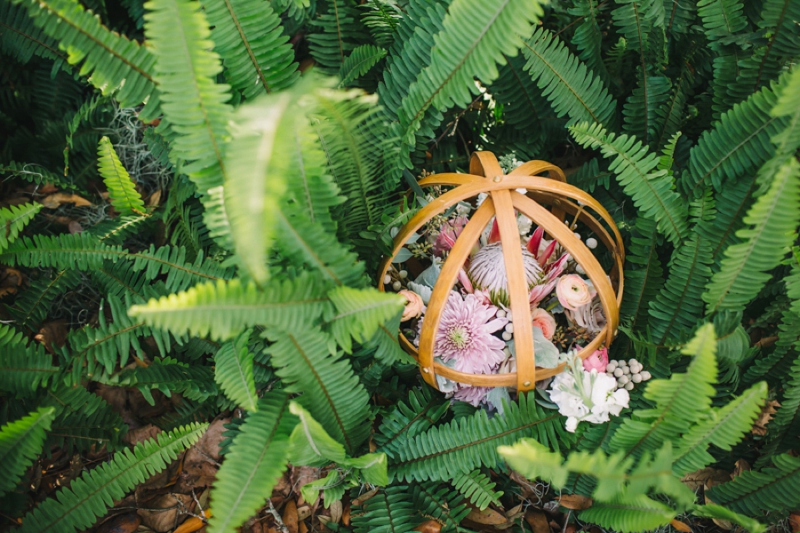 Eclectic Pink and Gray Garden Wedding via TheELD.com